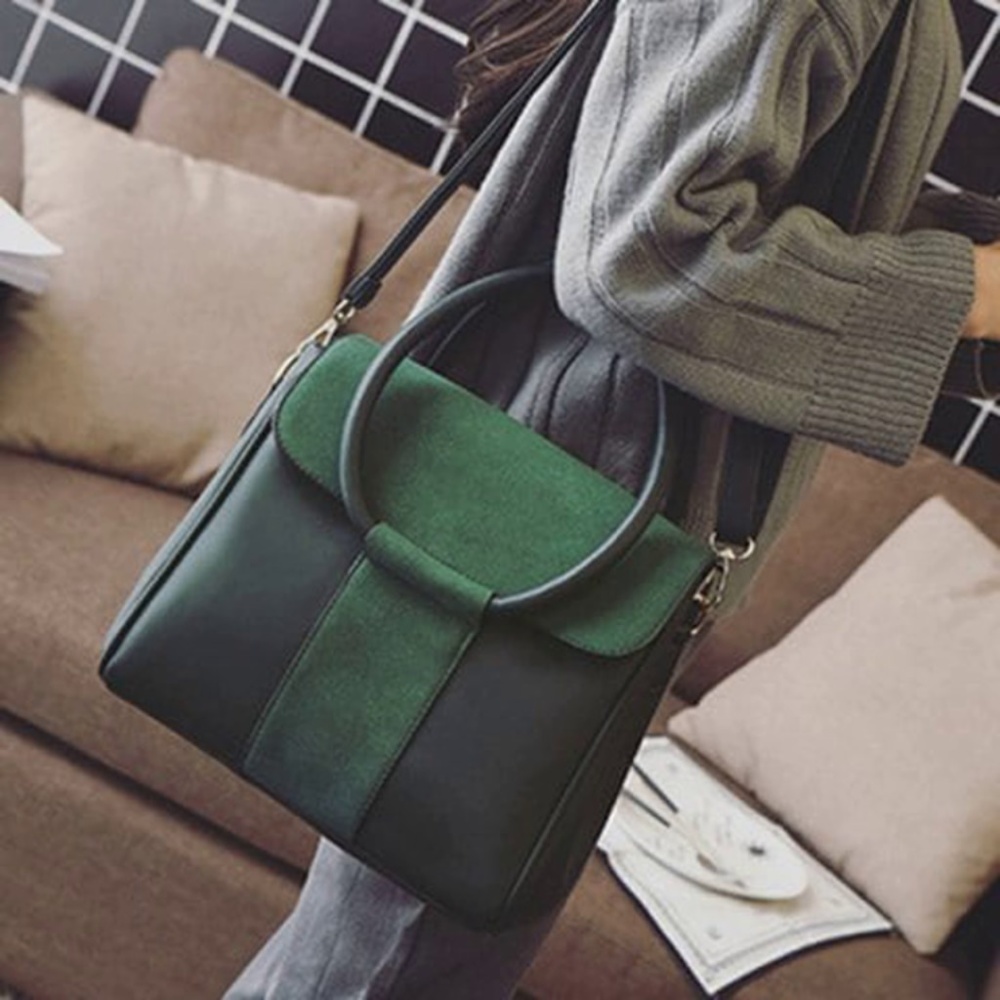 Green with Envy Crossed Strap Bag.